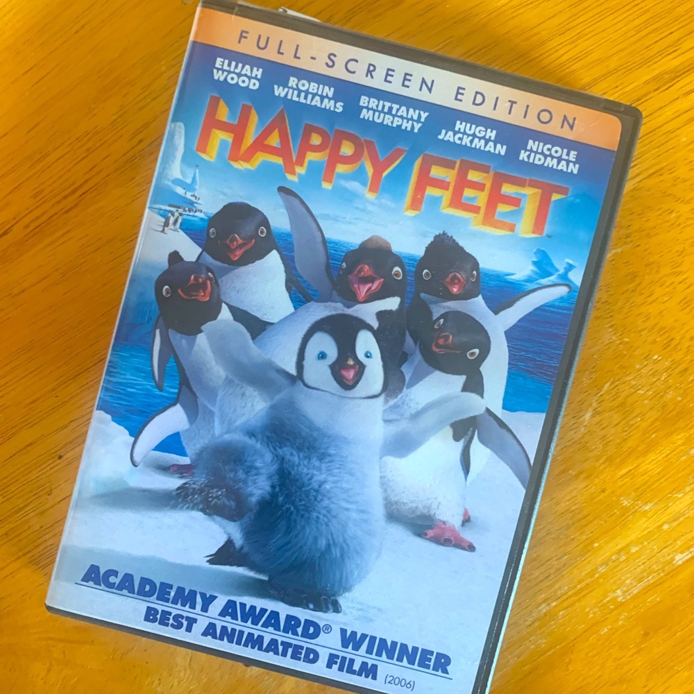3/$15 happy feet dvd